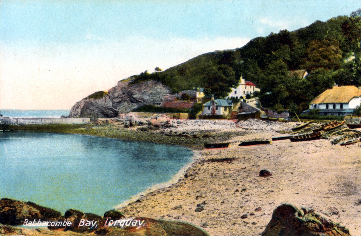 Babbacombe bay, Torquay, Devon, 1900-tallet av Francis Frith