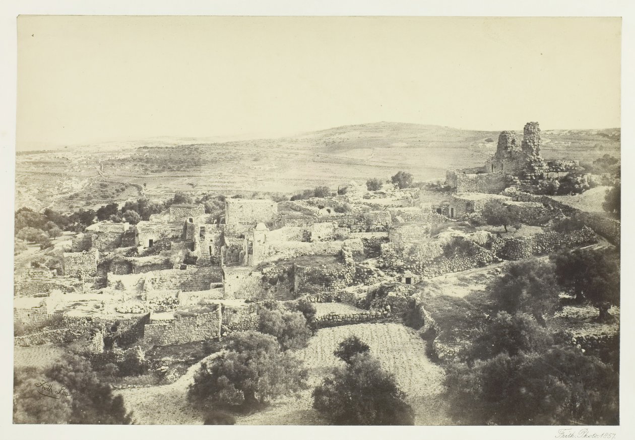Betania, 1857. av Francis Frith