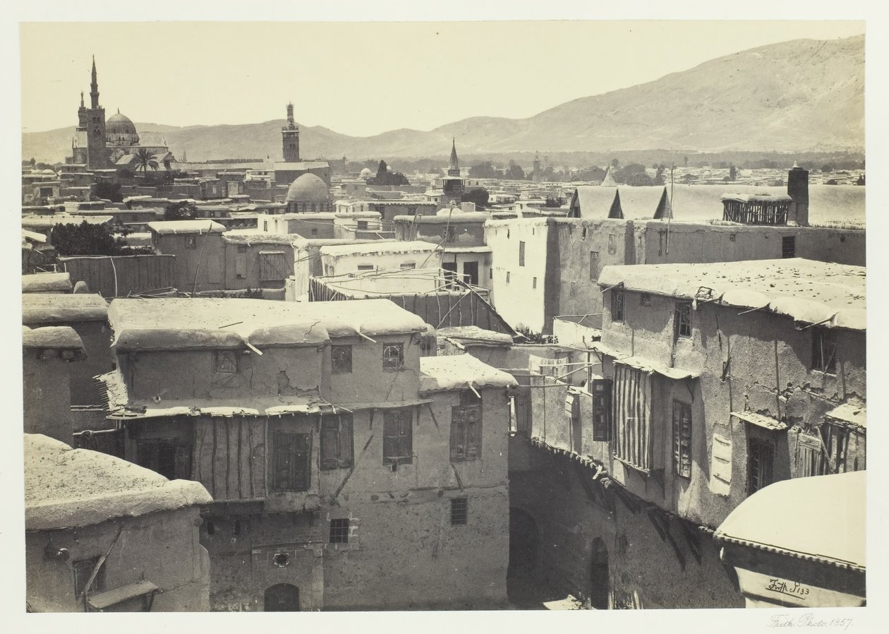 Damaskus, 1857. av Francis Frith