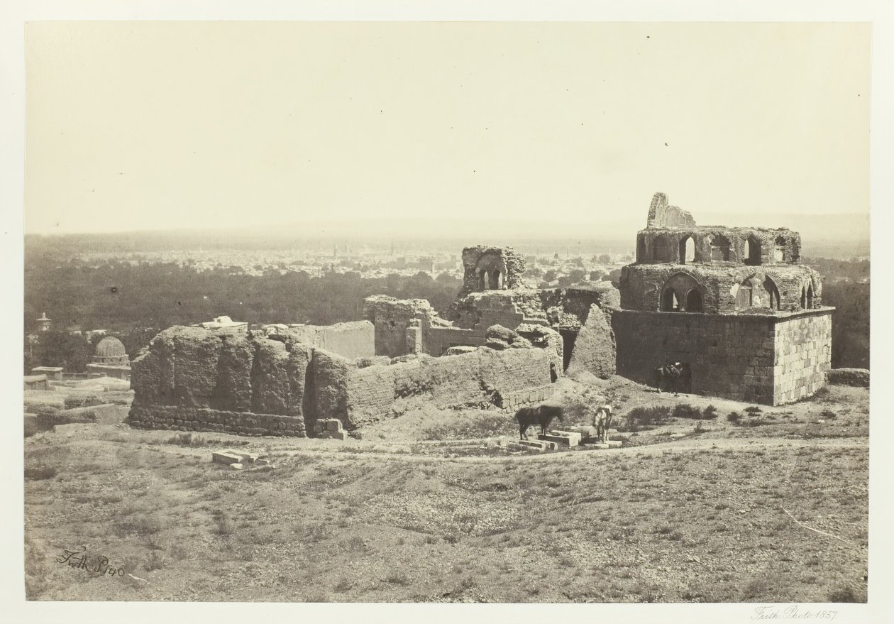 Fjernsyn over Damaskus, 1857. av Francis Frith