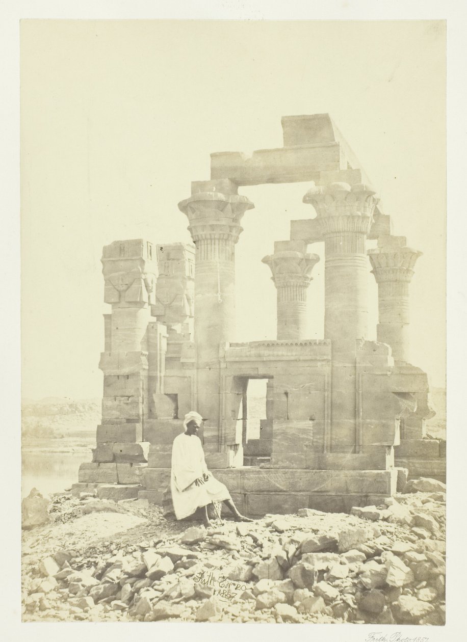 Tidlig morgen på Wady Kardassy, Nubia av Francis Frith