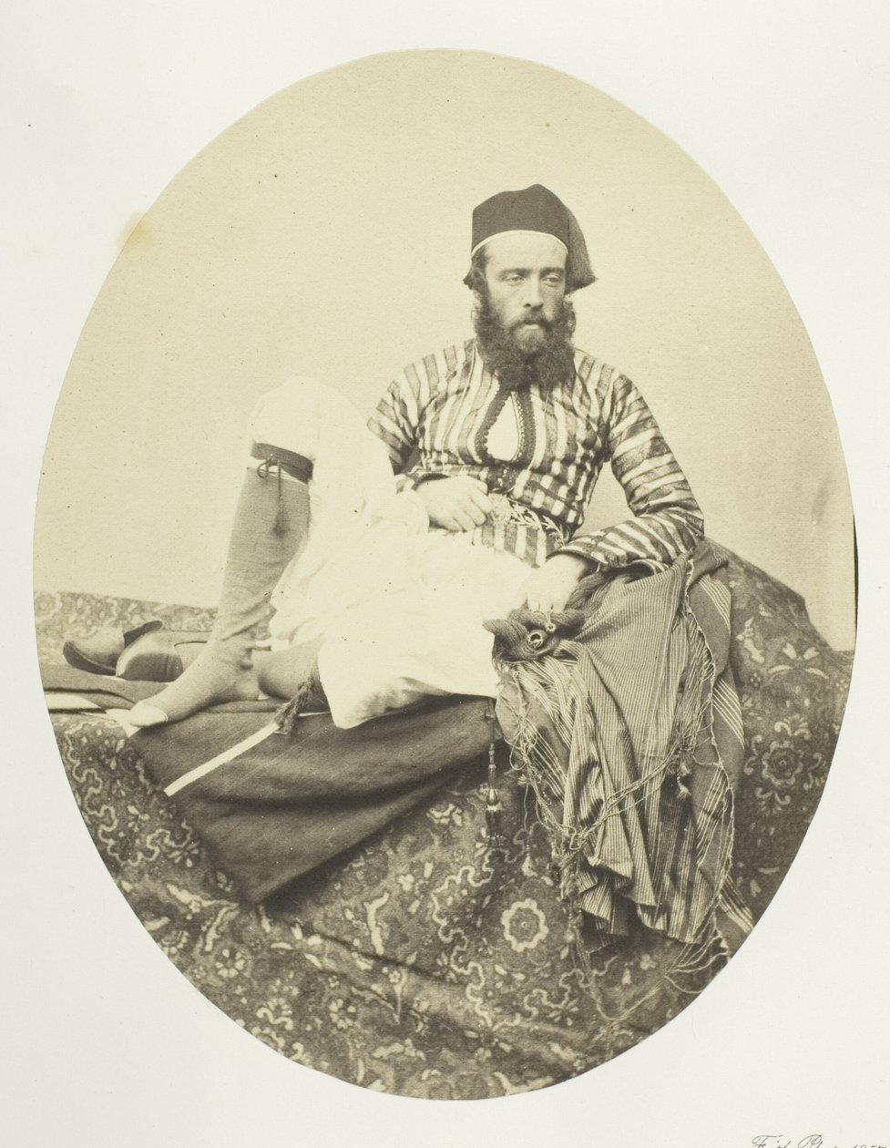 Portrett, tyrkisk sommerkostyme av Francis Frith