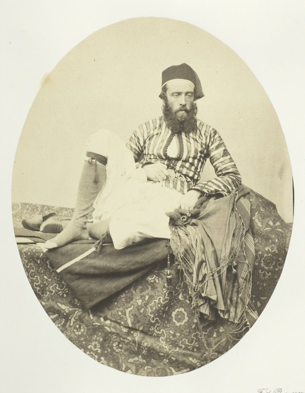 Portrett, tyrkisk sommerdrakt, 1857. av Francis Frith
