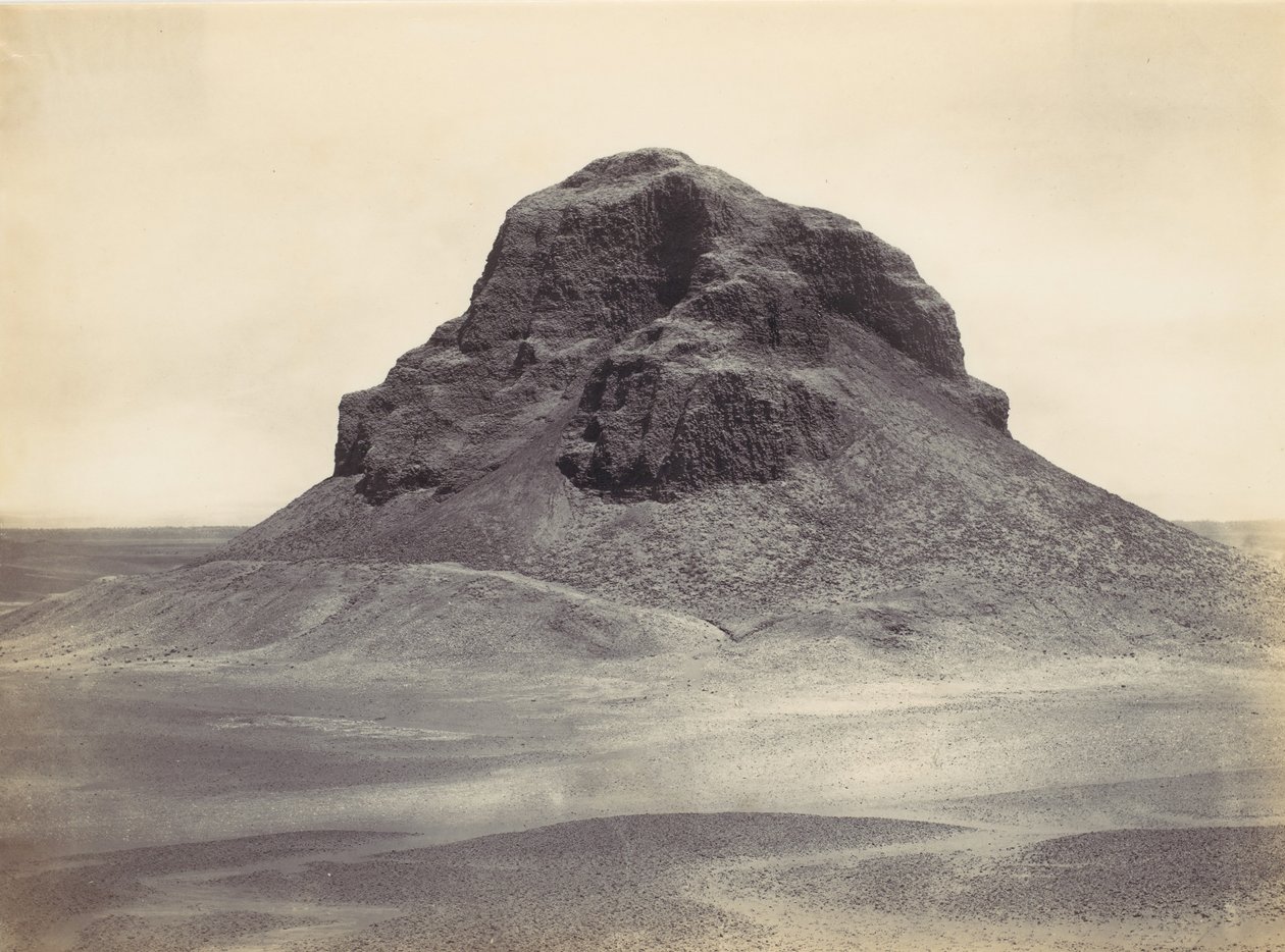 Pyramide ved Dahshûr, ca. 1857. av Francis Frith