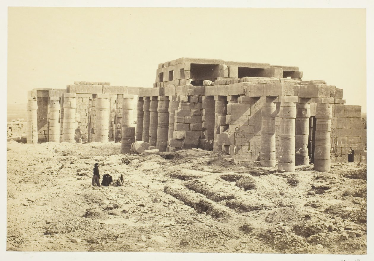 Rameseum, 185862. av Francis Frith