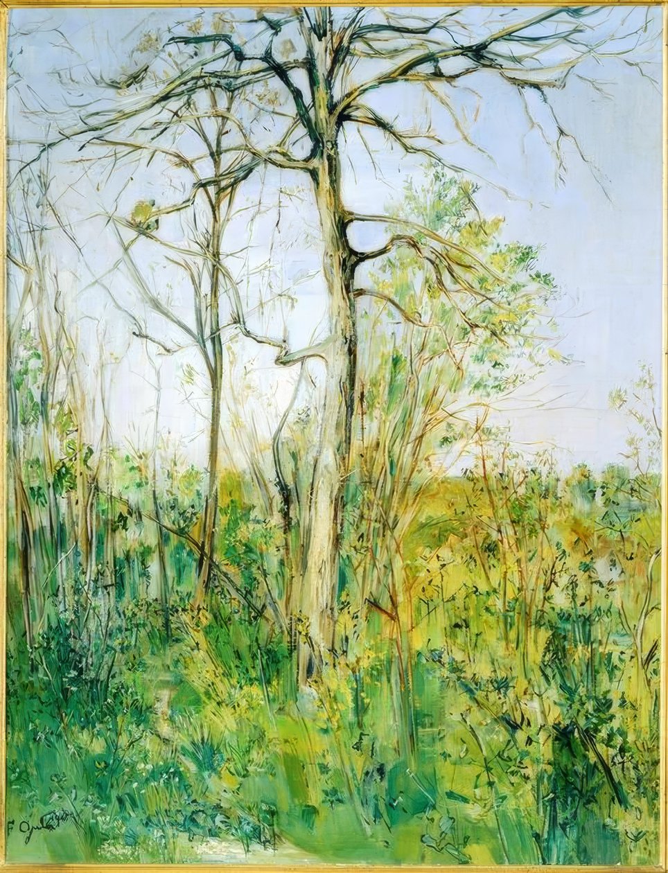 Paysage – Landskap av Francis Gruber