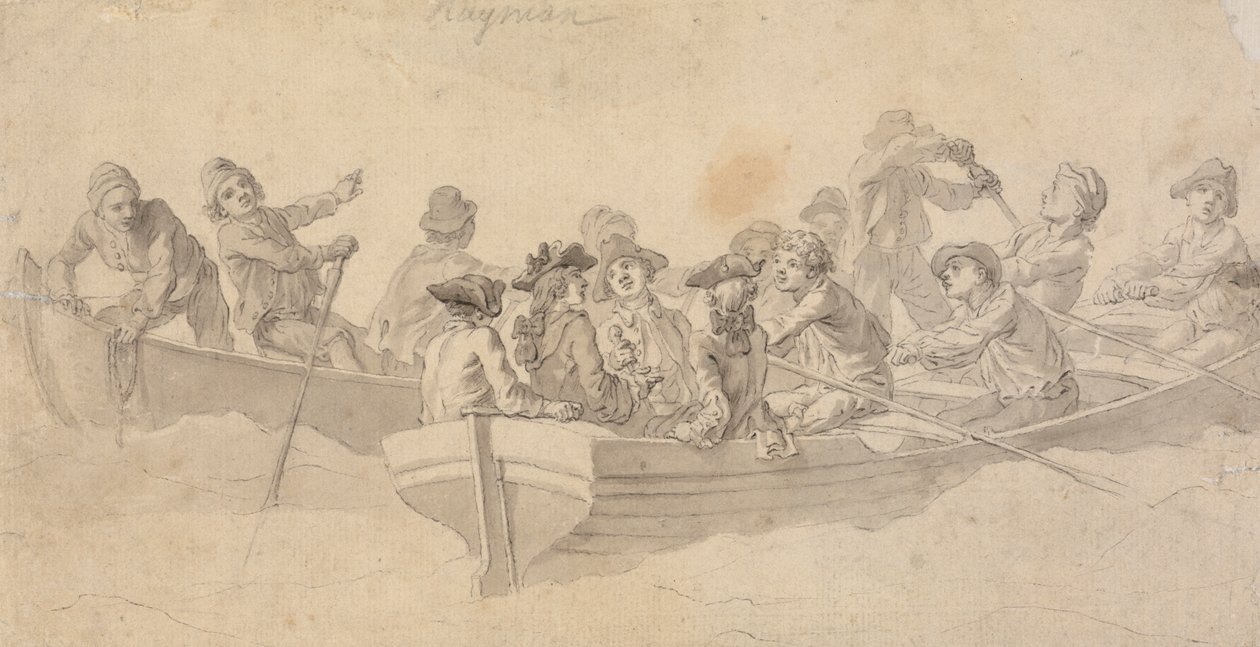 Figurer i båter av Francis Hayman