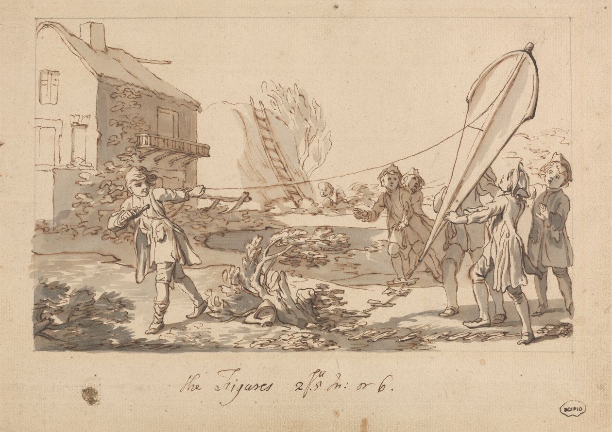 Flyr dragen av Francis Hayman