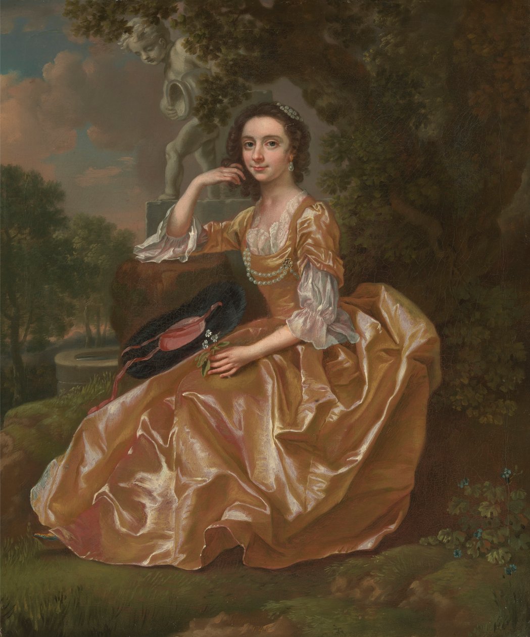 Mrs. Mary Chauncey av Francis Hayman