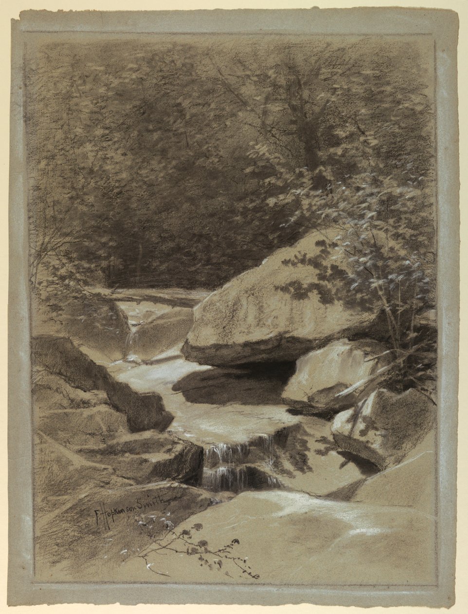 En fjellbekk av Francis Hopkinson Smith