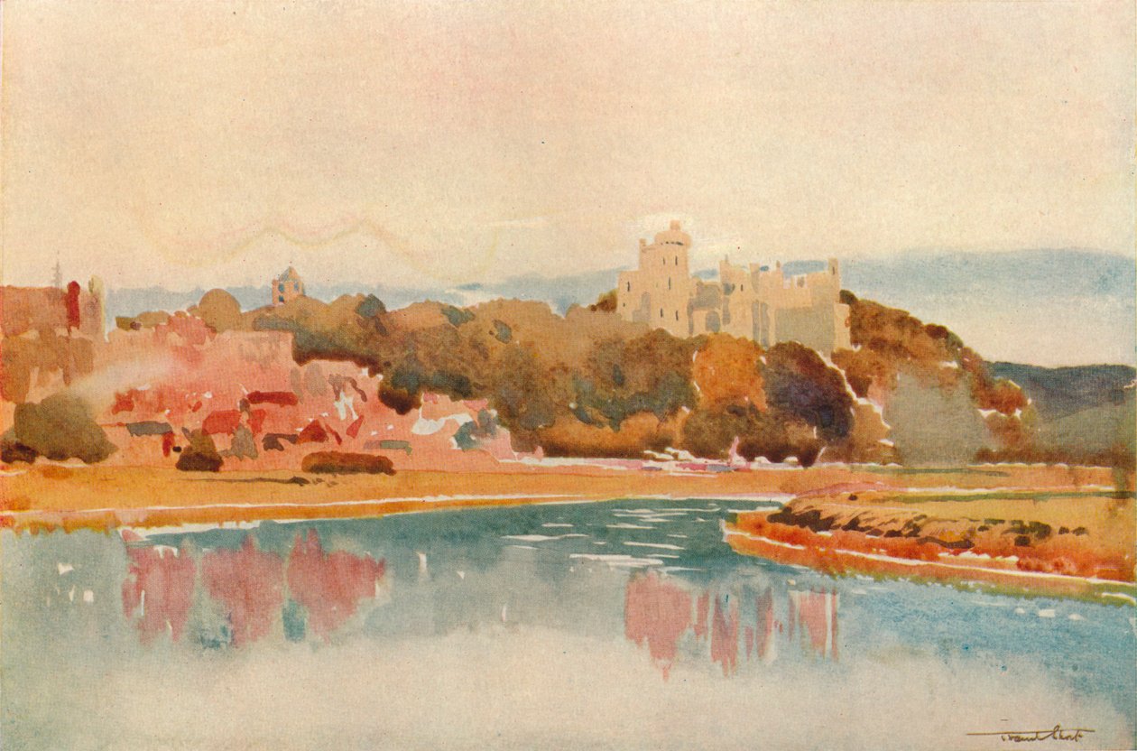 Arundel Castle, c1877-1924, 1924 av Francis Job Short