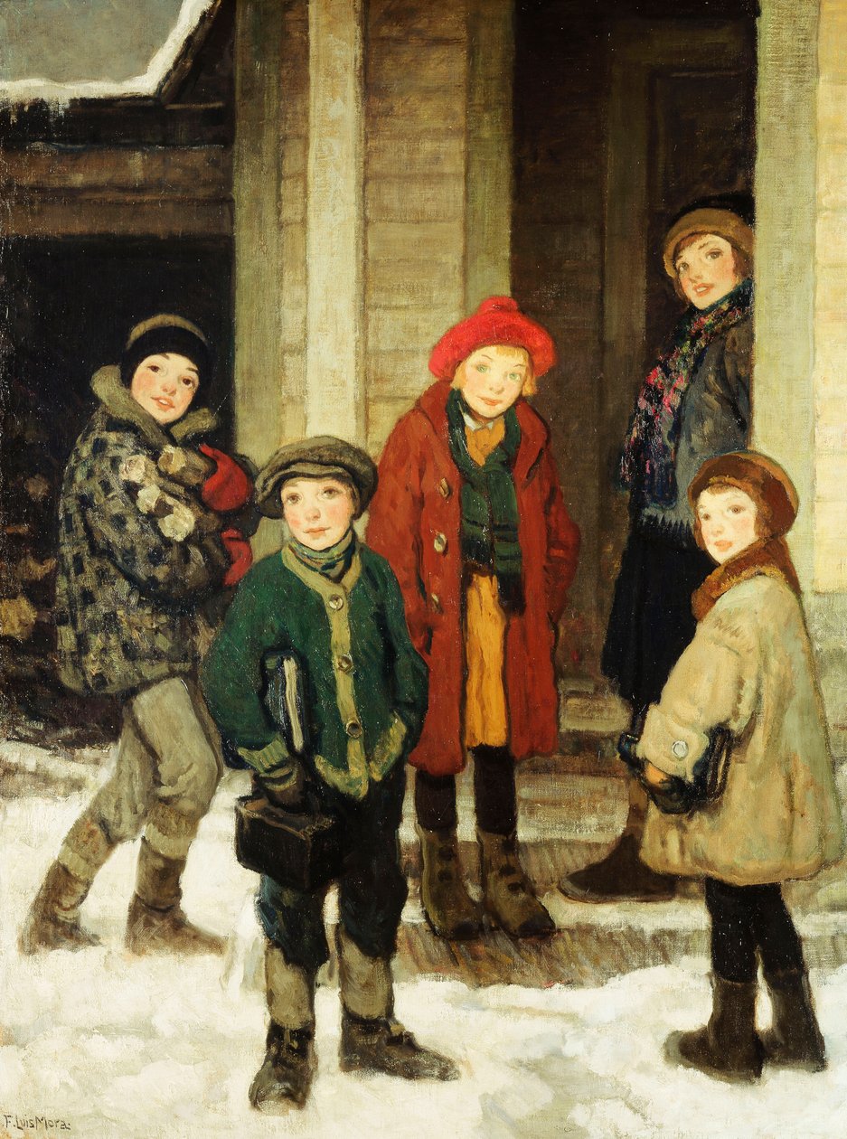 Skolehusdør av Francis Luis Mora