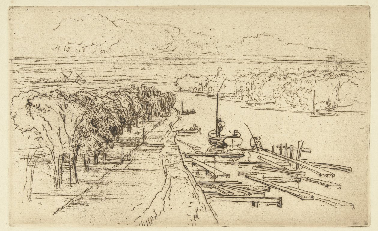 Amstel Amstel II av Francis Seymour Haden (Sir)