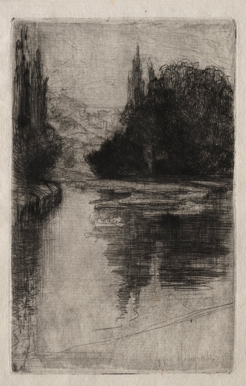 Kveld, 1864. av Francis Seymour Haden