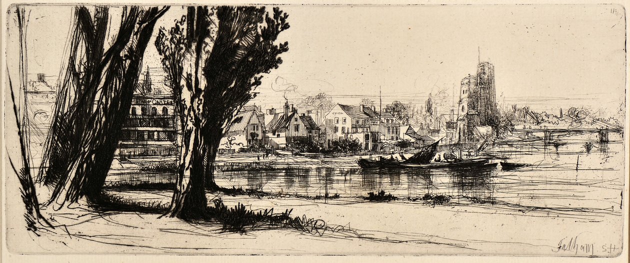 Fulham (etsing) av Francis Seymour Haden