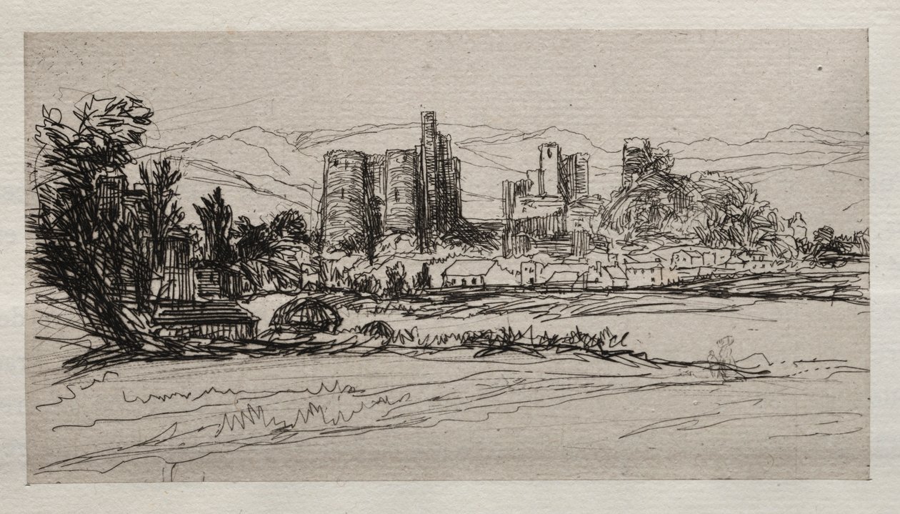 Kidwelly Castle. av Francis Seymour Haden