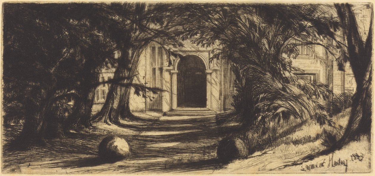 Mytton Hall (Lancashire) av Francis Seymour Haden