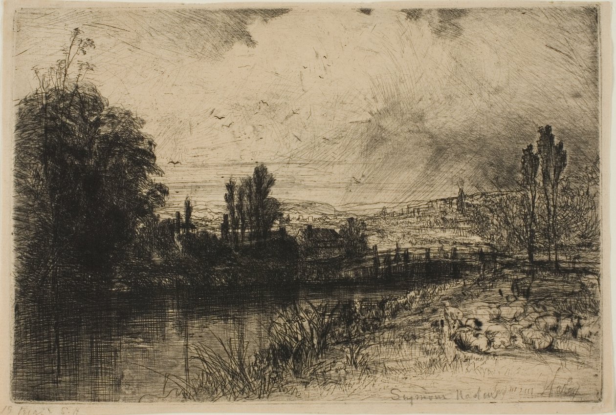 På testen av Francis Seymour Haden