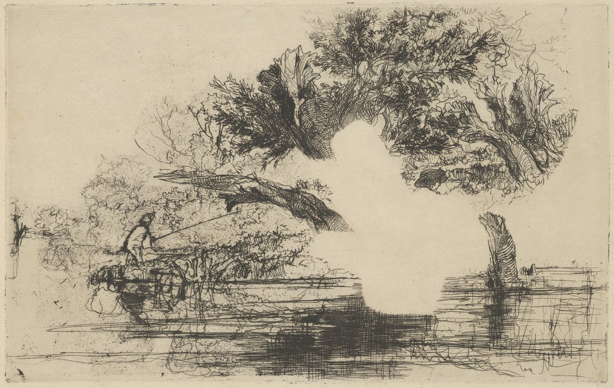 Penton Hook, 1864., 1864. av Francis Seymour Haden
