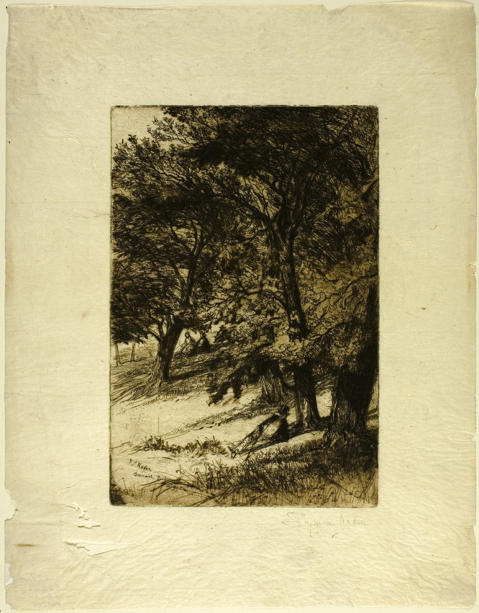 Under taket... av Francis Seymour Haden