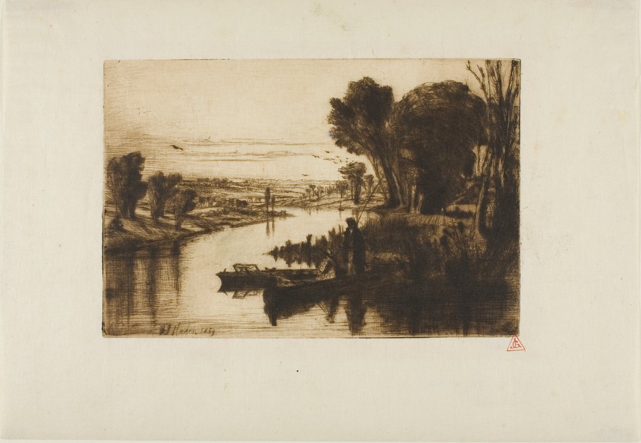 Thames Fishermen, nr. I av Francis Seymour Haden