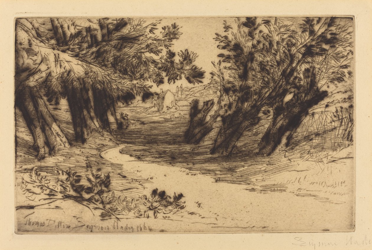 The Lovers' Walk, nr.2 av Francis Seymour Haden