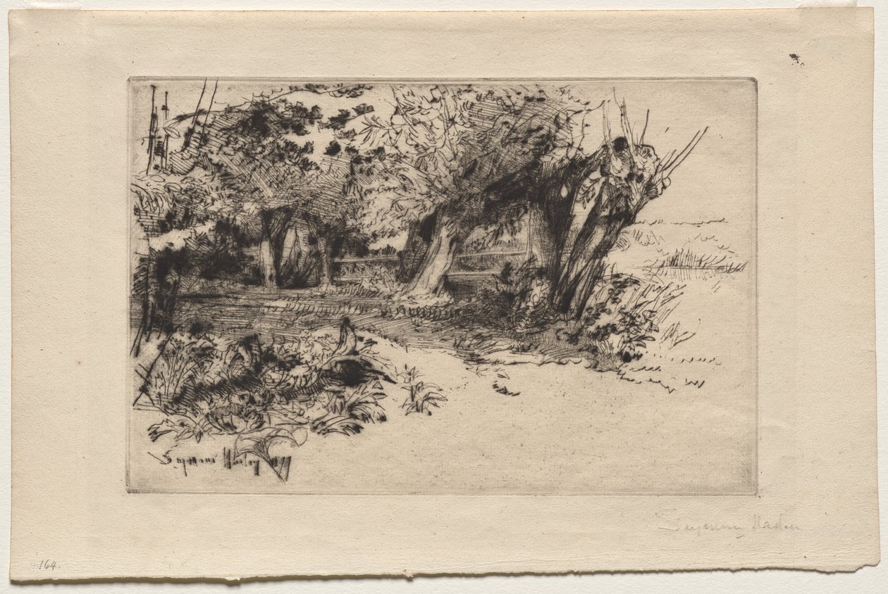 The Willows av Francis Seymour Haden