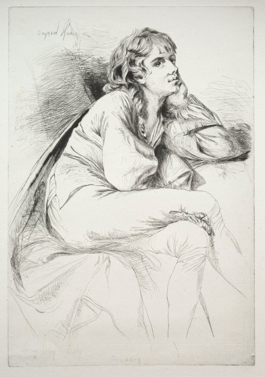 Thomas Haden fra Derby, 1864. av Francis Seymour Haden