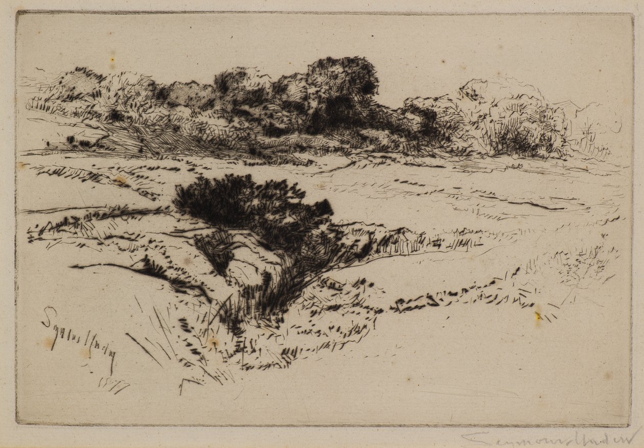 Vindmøllebakke nr.2 av Francis Seymour Haden