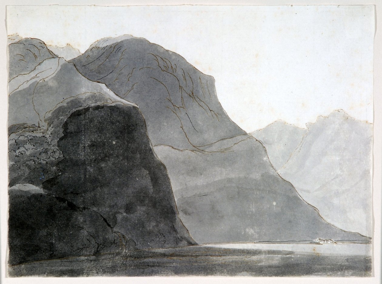 Comosjøen av Francis Towne