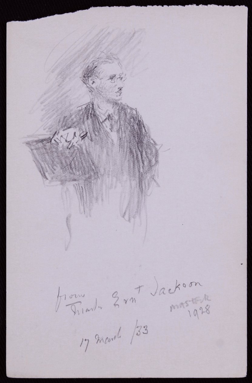 Portrett av Ernest Jackson av Francis Wilfred Lawson