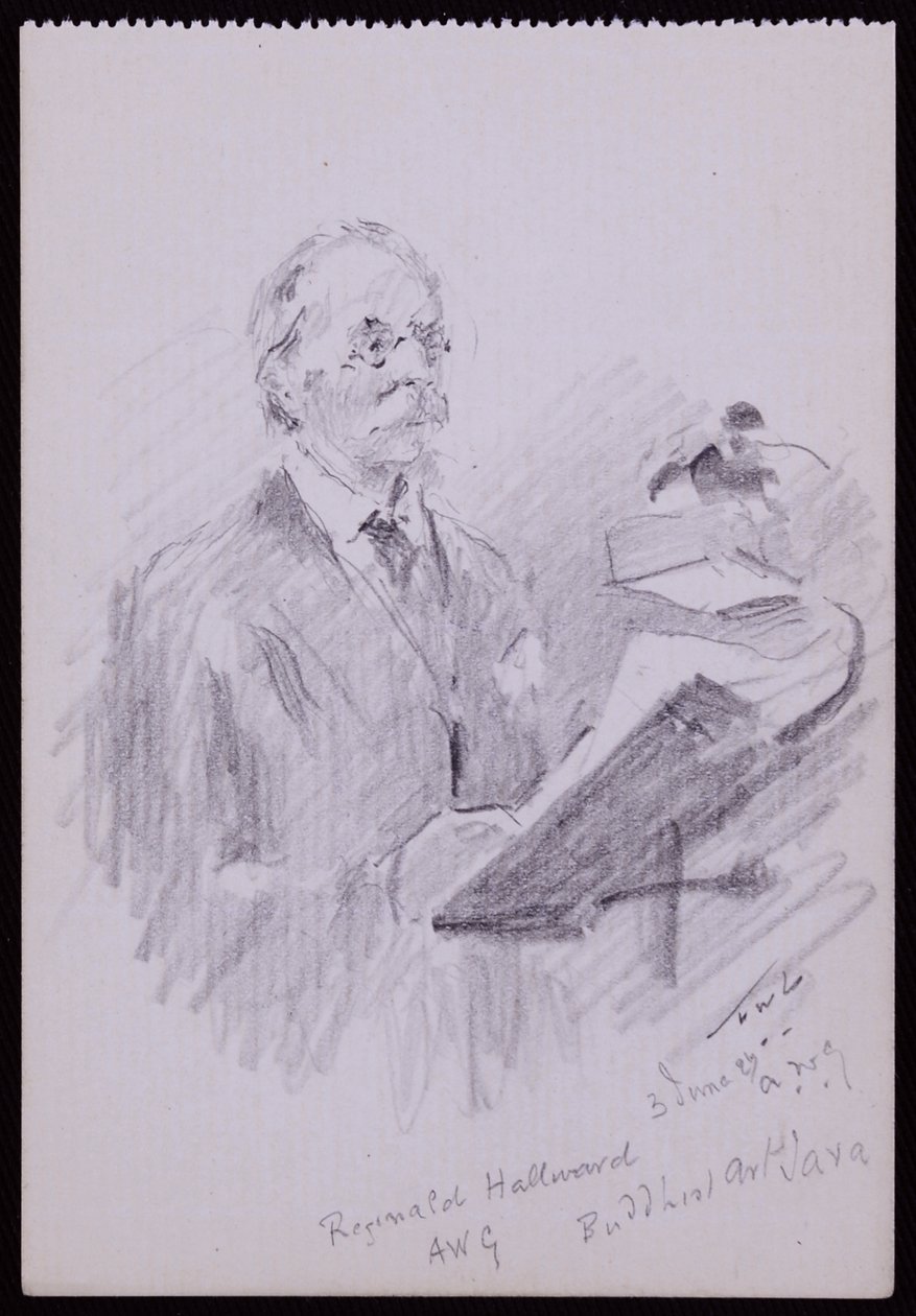 Portrett av Reginald Hallward av Francis Wilfred Lawson