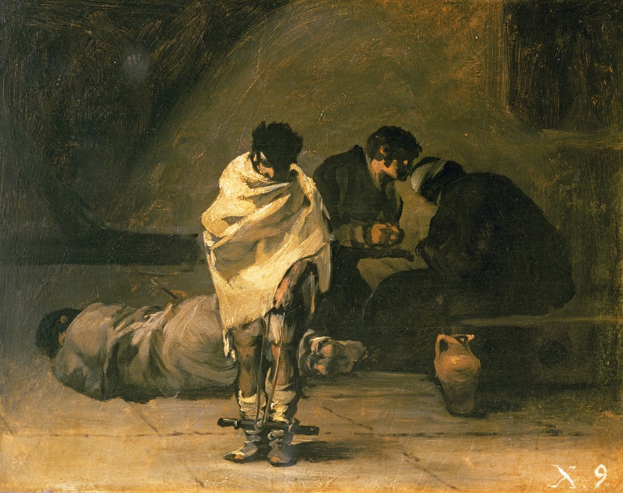 Tilståelse i fengsel av Francisco de Goya