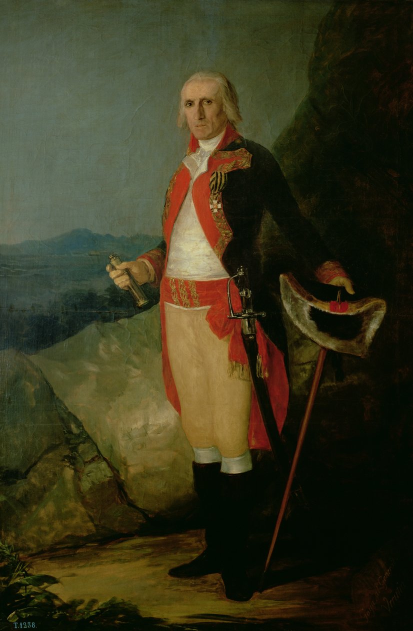 General Jose de Urrutia (1739-1803) 1798 av Francisco de Goya