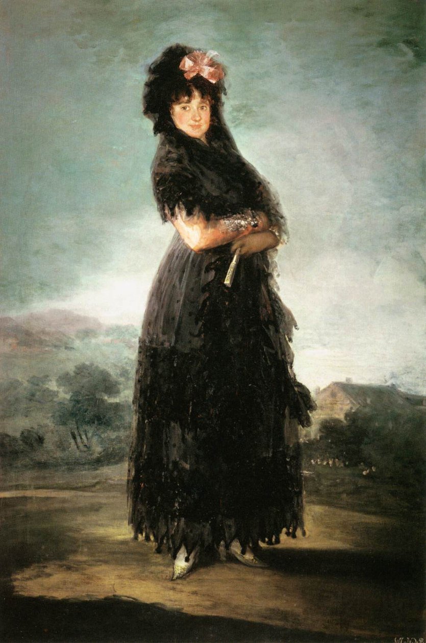 Mariana Waldstein, niende Marquesa de Santa Cruz av Francisco de Goya