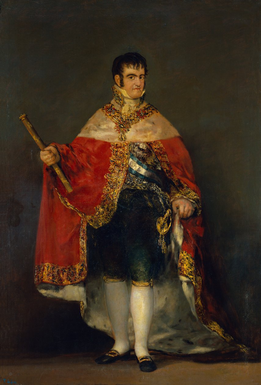 Portrett av Ferdinand VII (1784-1833) 1814 av Francisco de Goya