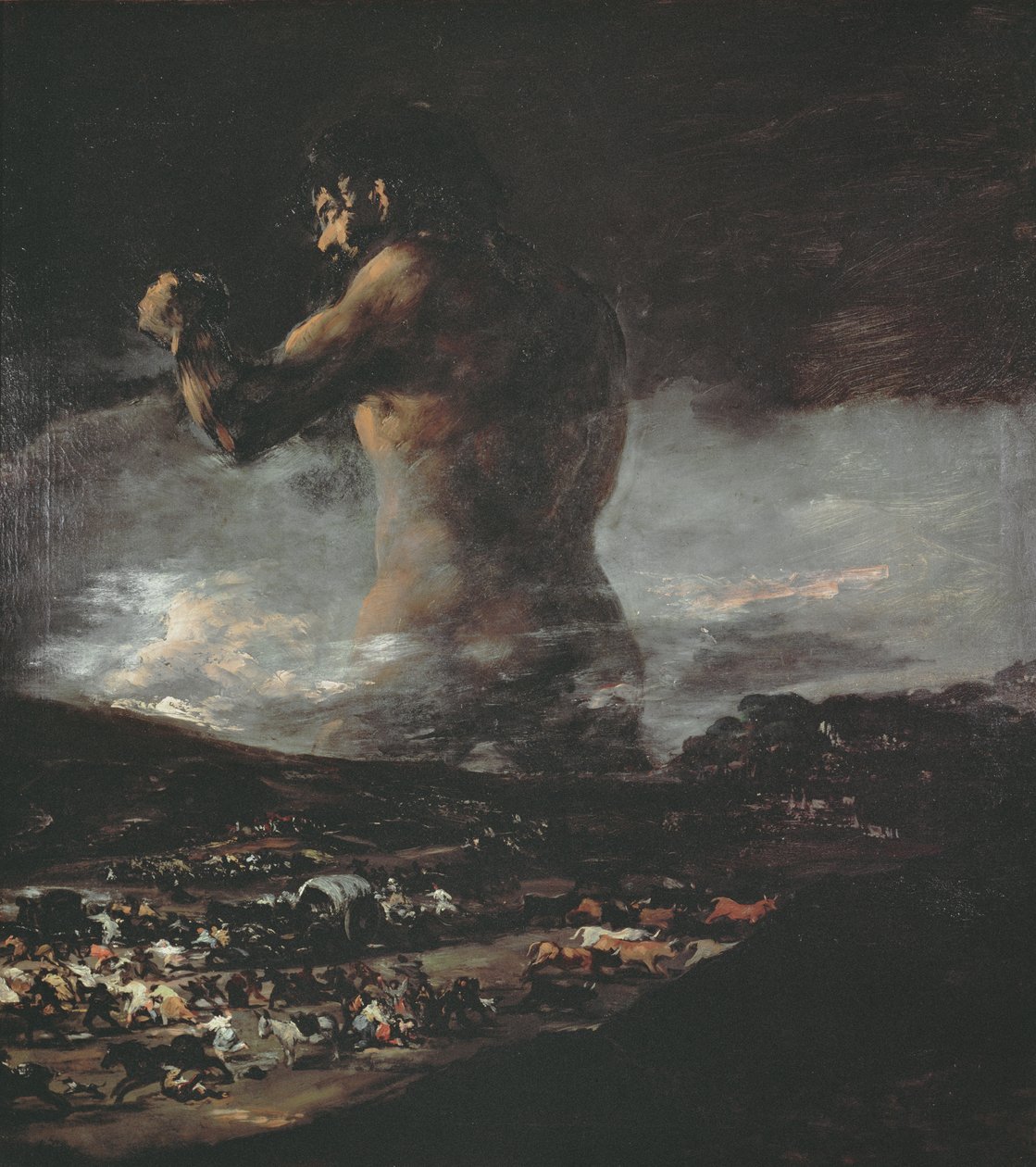 Kolossen, ca. 1808 av Francisco de Goya