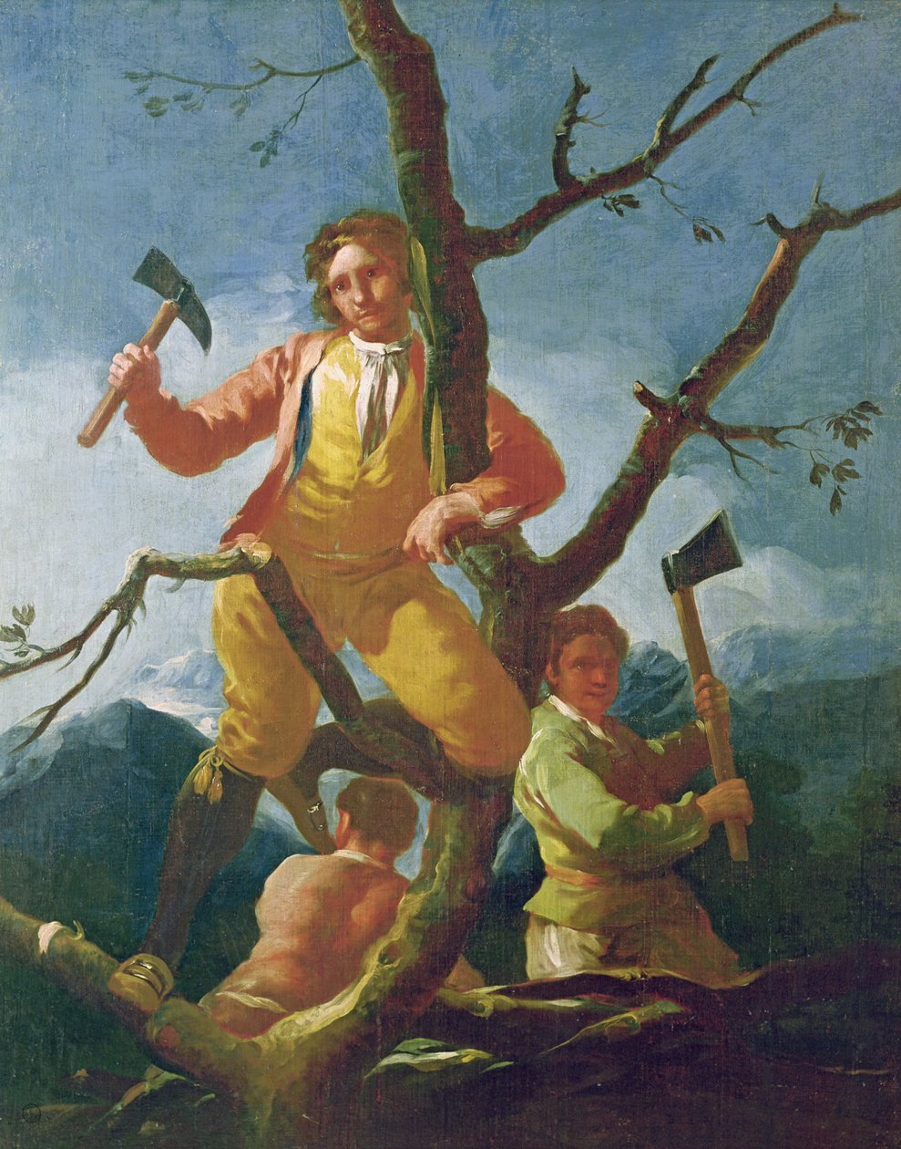 Vedhoggerne, 1779 av Francisco de Goya