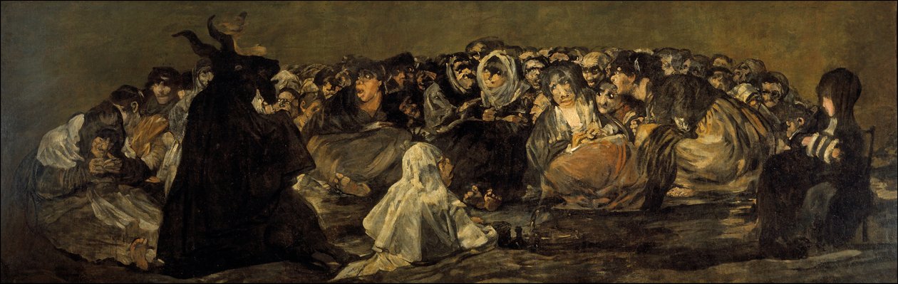 Heksesabbat av Francisco de Goya