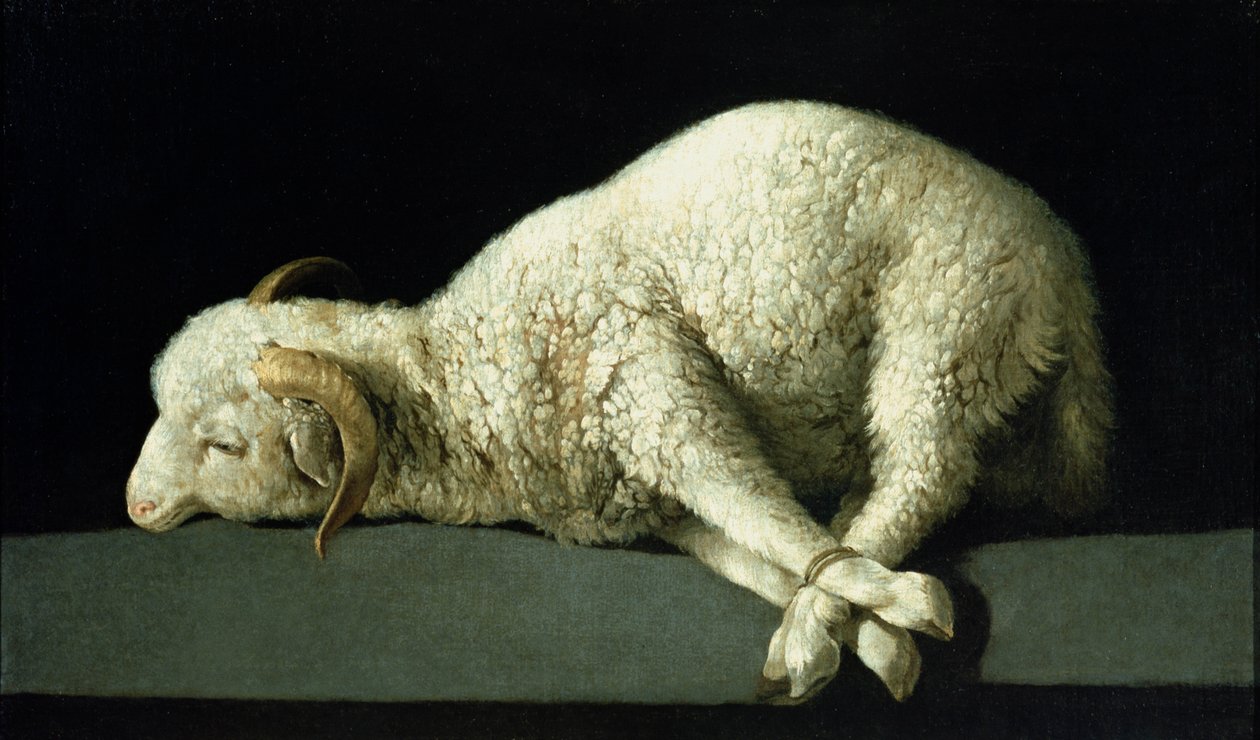 Guds lam, ca. 1635-40 av Francisco de Zurbaran