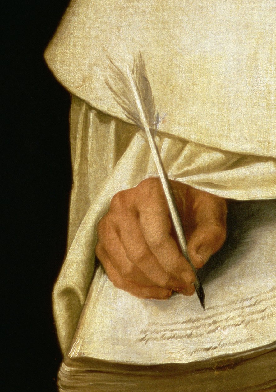 Bror Pedro Machado (d.1604) (detalj av 221122) av Francisco de Zurbaran