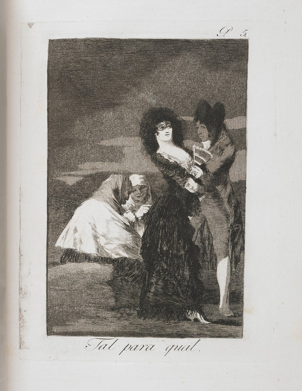 Tallerken fra Los Caprichos, 1797-1798 av Francisco de Goya