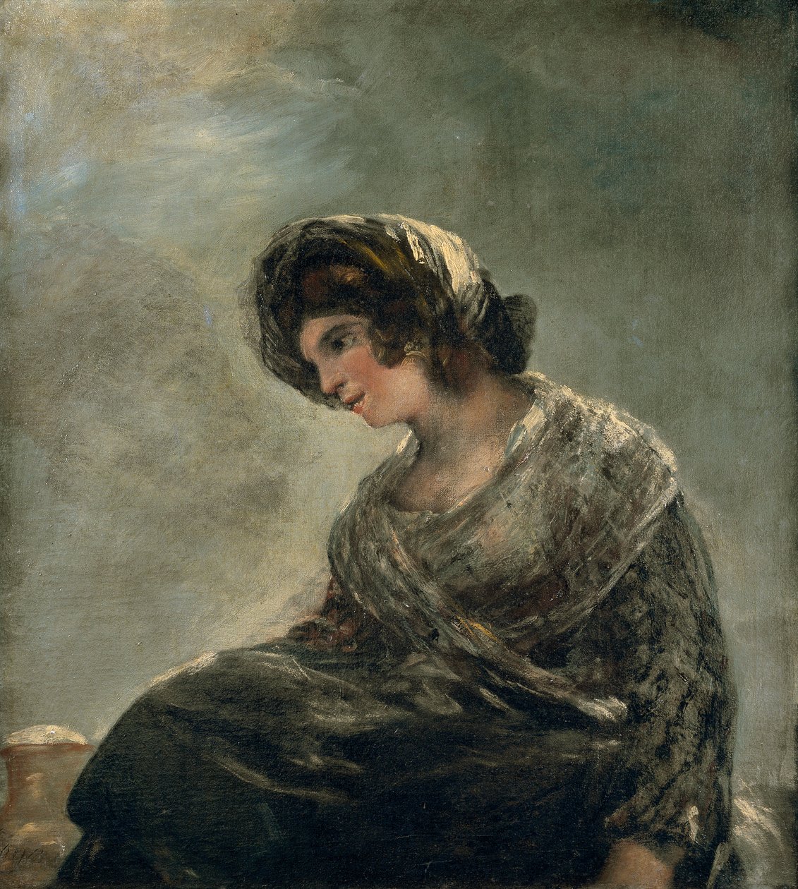The Milkmaid of Bordeaux, ca. 1827 av Francisco de Goya