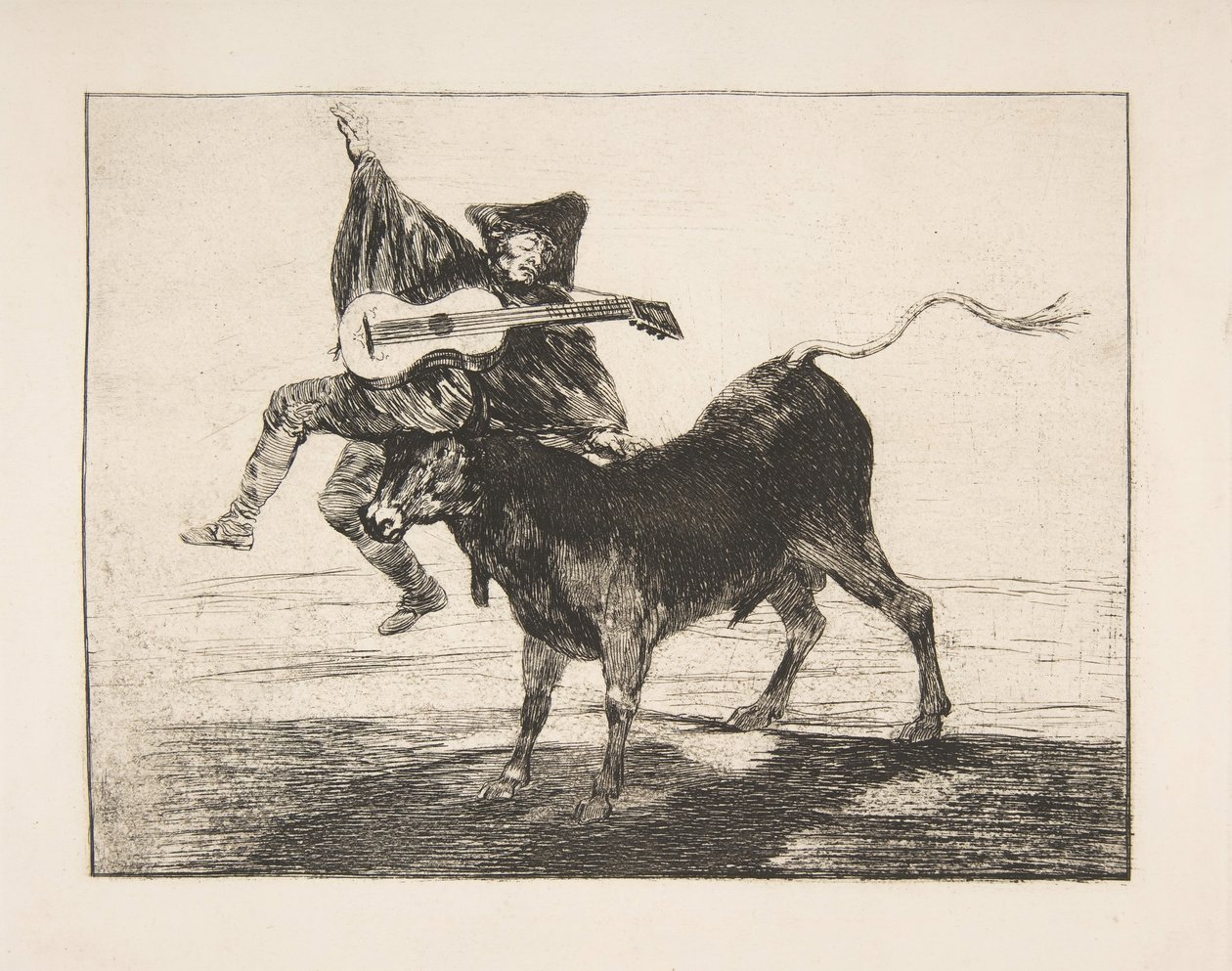 Barbarous Entertainment Barbara dibersion, 1800-1804. av Francisco de Goya