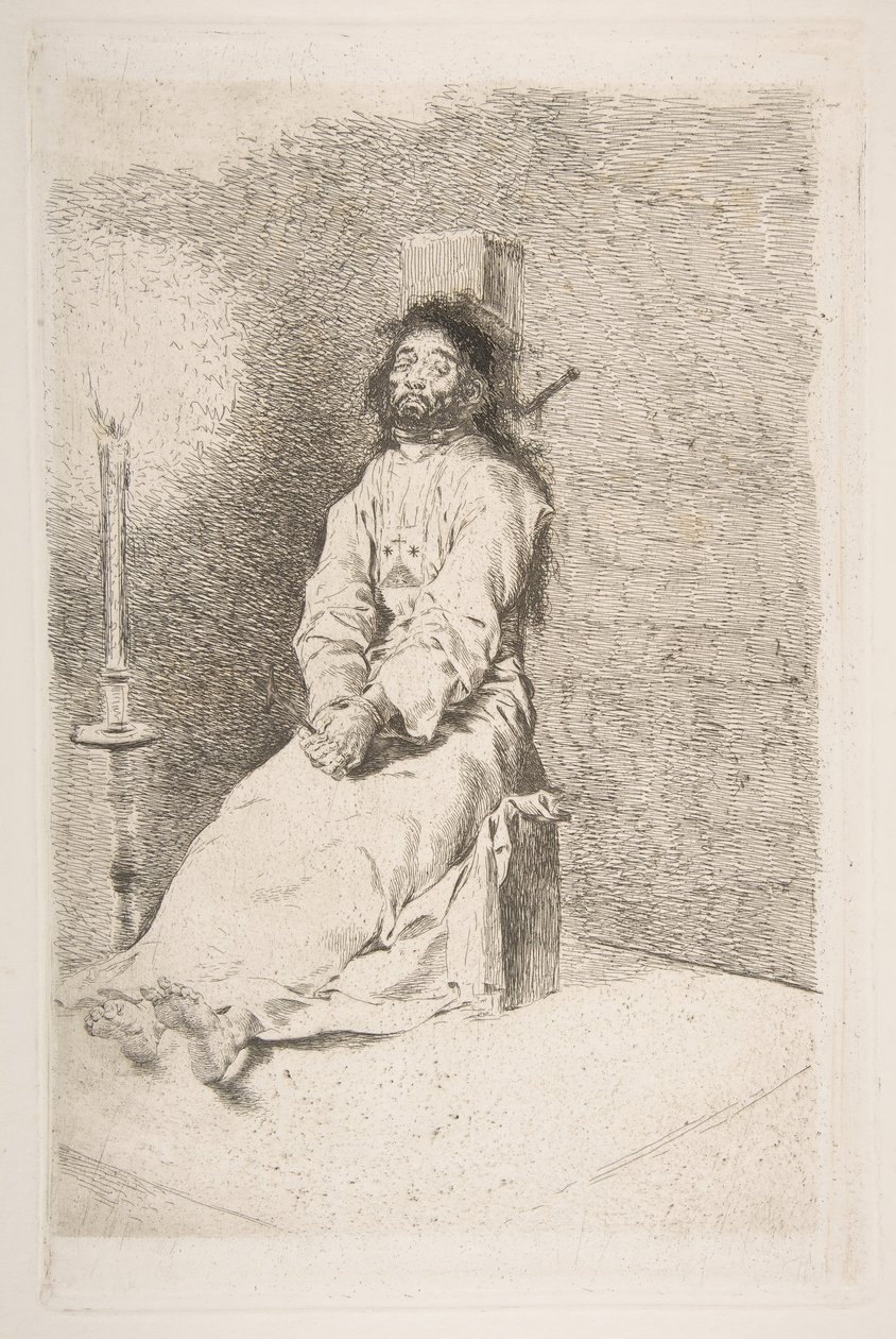 The garroted man The garroted man, 1778-80. av Francisco de Goya