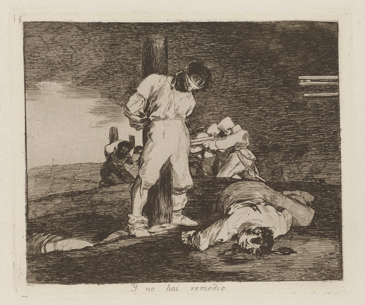 Y no hai remedie (And There av Francisco de Goya