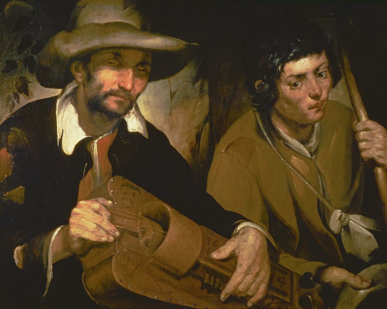 The Blind Hurdy-Gurdy Player, ca. 1640 av Francisco Herrera