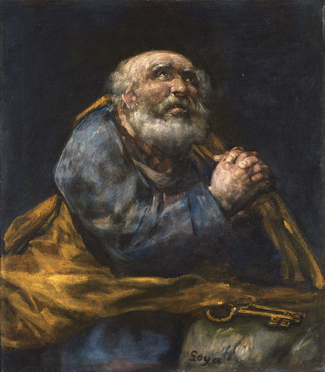 Den angrende St. Peter av Francisco de Goya