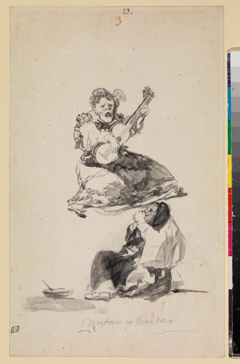 Sang og dans av Francisco de Goya