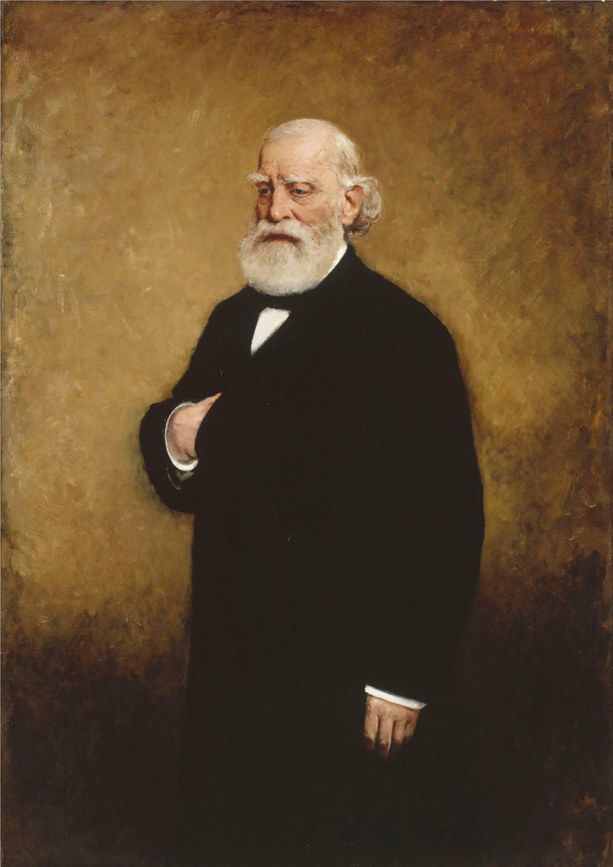 Portrett av Francois-Vincent Raspail 1794-1878, 1878. av Francisco Miralles